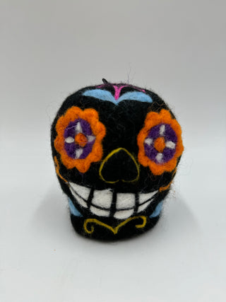 Felt Sugar Skull Ornaments