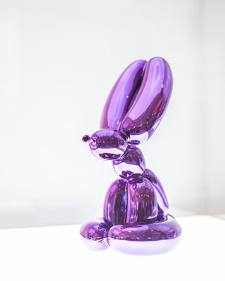 Balloon Rabbit (Violet) by Jeff Koons