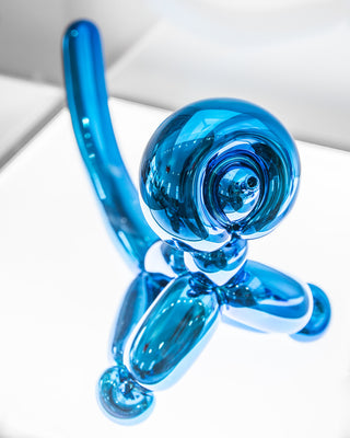 Balloon Monkey (Blue) by Jeff Koons