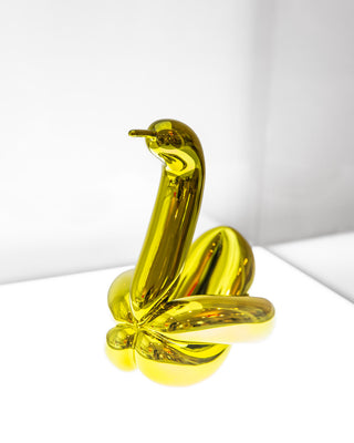 Balloon Swan (Yellow) by Jeff Koons