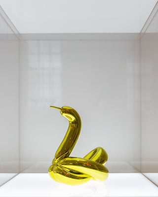 Balloon Swan (Yellow) by Jeff Koons