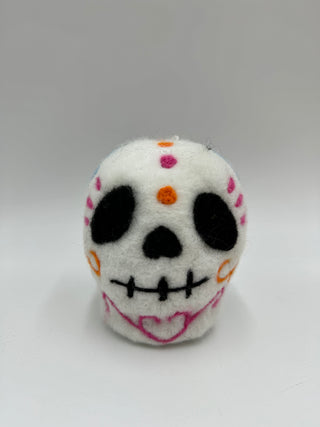 Felt Sugar Skull Ornaments