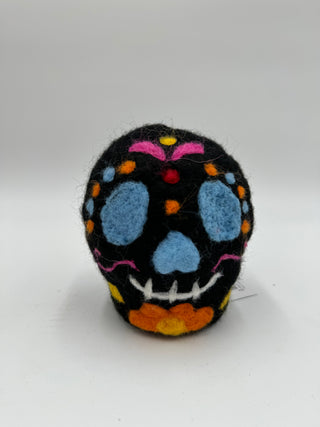 Felt Sugar Skull Ornaments