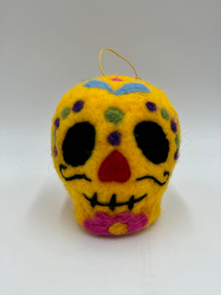 Felt Sugar Skull Ornaments