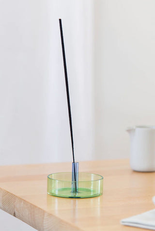 Duo Tone Glass Incense Holder
