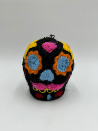 Felt Sugar Skull Ornaments