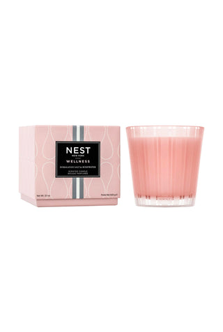 Himalayan Salt + Rosewater 3-Wick Candle