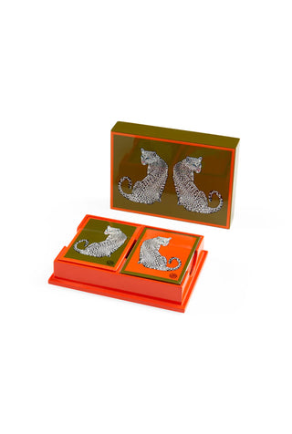 Leopard Lacquer Card Set