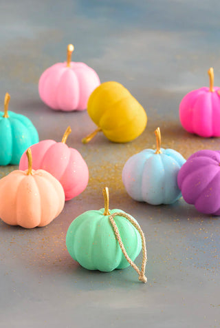 Rainbow Pumpkin Ornament