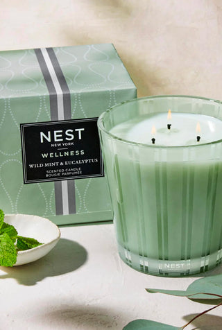 Wild Mint + Eucalyptus 3-Wick Candle