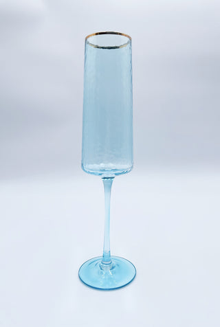 Rainbow Champagne Flute