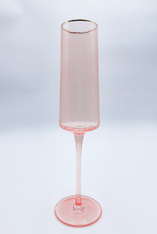 Rainbow Champagne Flute