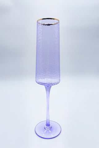 Rainbow Champagne Flute