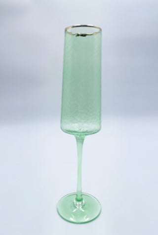 Rainbow Champagne Flute
