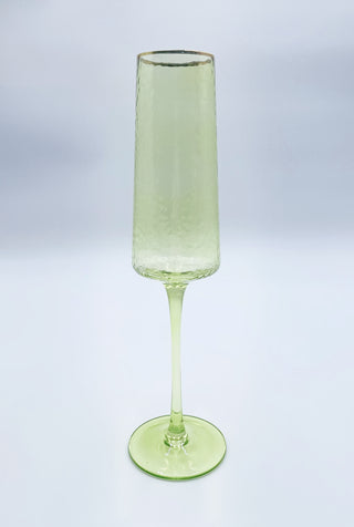 Rainbow Champagne Flute