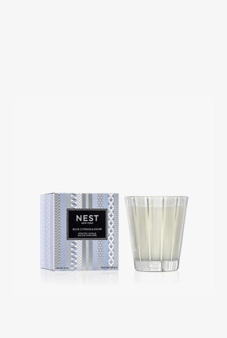 Blue Cypress & Snow Classic Candle
