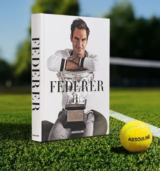 Federer Assouline Book with Tennis Ball