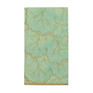 Gilded Majolica Celadon Paper Guest Towels