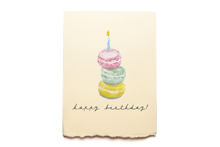 Happy Birthday - Macarons Greeting Card