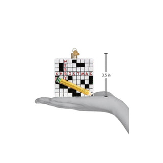 Crossword Puzzle Ornament