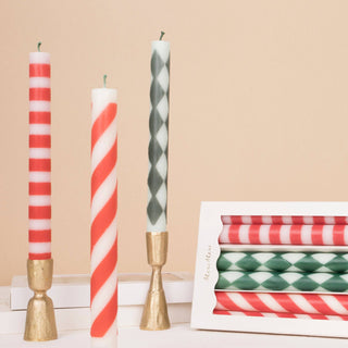Festive Pattern Table Candles