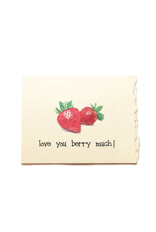 Love You Berry Much Greeting Card