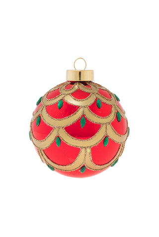 Bejeweled Holiday Round Ornament