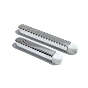 Coluna Mezuzah Small (5"), Marble & Silver