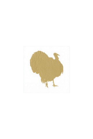Turkey Fan Paper Cocktail Napkins