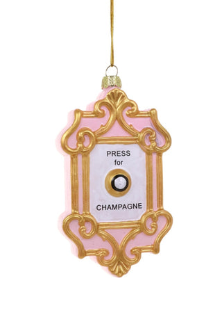 Champagne Button Ornament