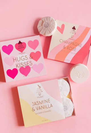 Champagne & Rose Shower Steamers