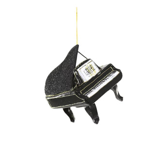 Baby Grand Piano Glass Ornament