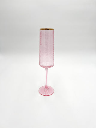 Rainbow Champagne Flute