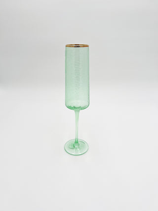 Rainbow Champagne Flute