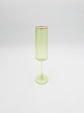 Rainbow Champagne Flute