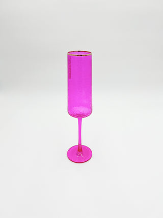 Rainbow Champagne Flute