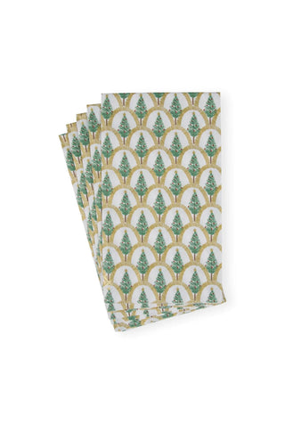 Deco Christmas Gold Paper Guest Towels