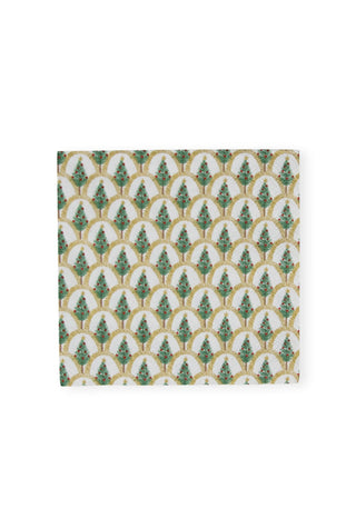 Deco Christmas Gold Paper Cocktail Napkins