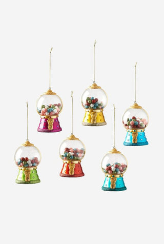 Glass Gumball Machine Ornament