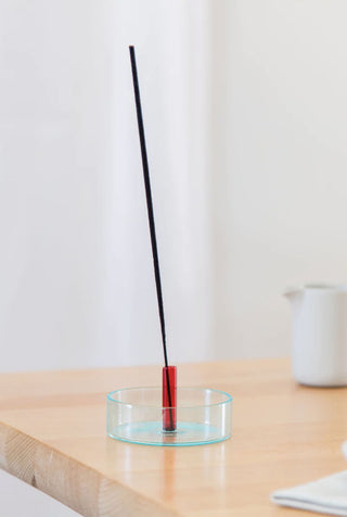 Duo Tone Glass Incense Holder