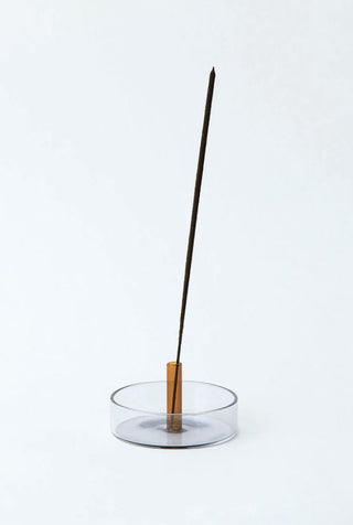 Duo Tone Glass Incense Holder