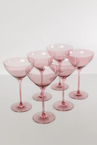Estelle Colored Martini Glass | Set of 6