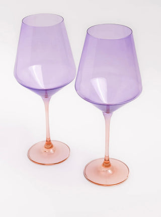 Estelle Colored Wine Stemware | Set of 2