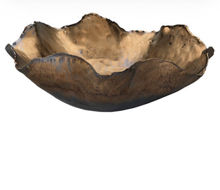 Large Peony Bowl, Gold