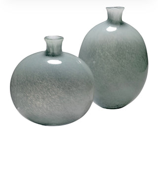 Minx Decorative Vases Grey Blue, (Set of 2)