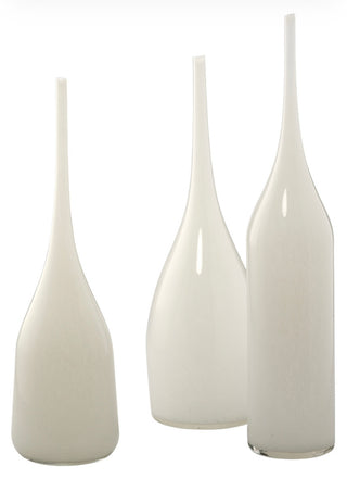 Pixie Decorative Vases, White (Set of 3)