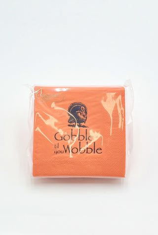 Gobble Till You Wobble Cocktail Napkins