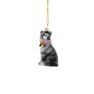 Kitten Ornaments, 5 Assorted