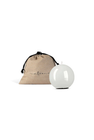 Hand Painted Sphere Candle