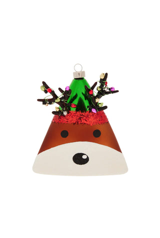 Dazzling Lights Reindeer Ornament
